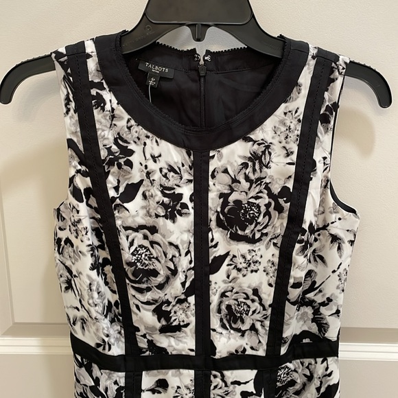 Talbots summer floral dress, size 4P, NWT - Picture 3 of 13